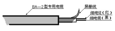 油罐超聲波液位計電纜線說明圖